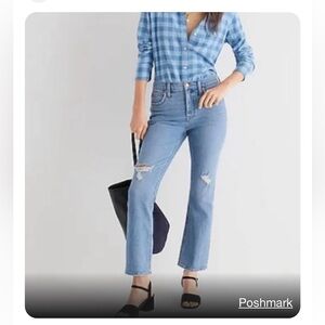 JCrew Demi boot crop jeans